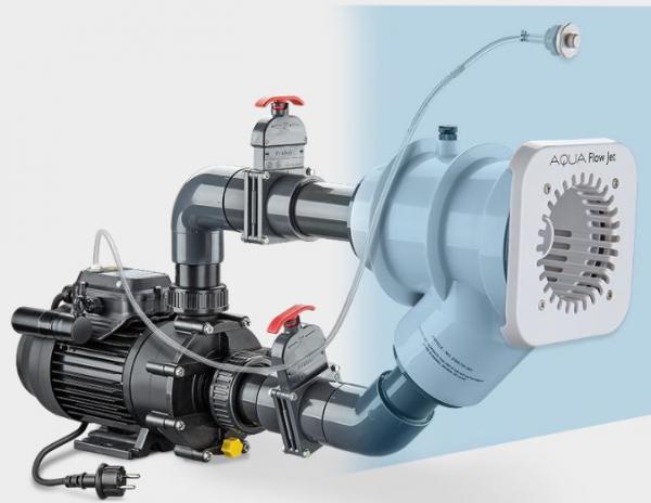 Einbau-Gegenstromanlage Flow Jet für Stahlwandbecken